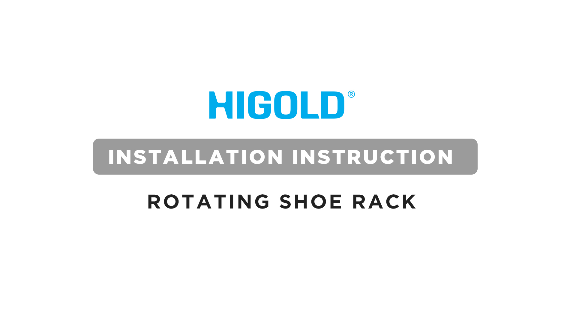 ROTATING SHOE RACK
