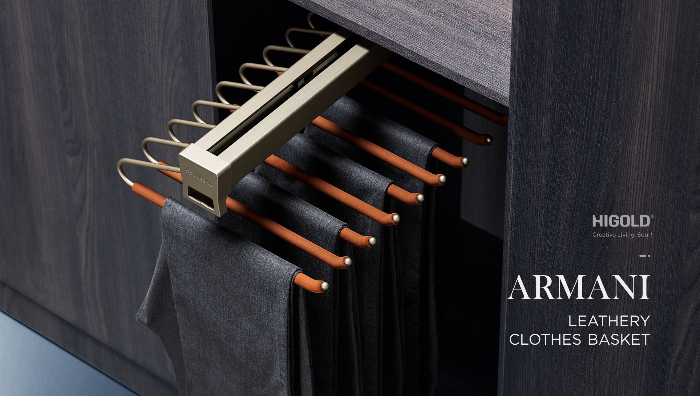 A SERIES TOP MOUNTING TROUSERS RACK